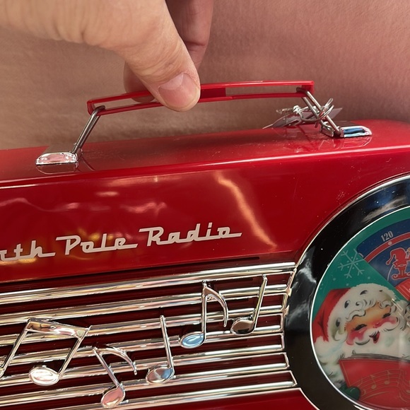 Mr. Christmas Red Retro North Pole Radio-NWT - Picture 7 of 9